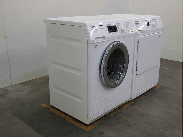 Miele w classic ecoplus & comfort wasmachine & miele t classic wasdroger - afbeelding 4 van  8