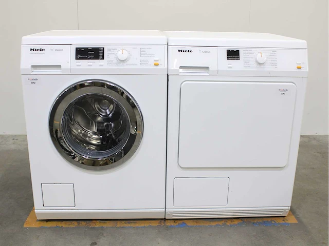 Miele w classic ecoplus & comfort wasmachines & miele t classic wasdrogers - afbeelding 1 van  8