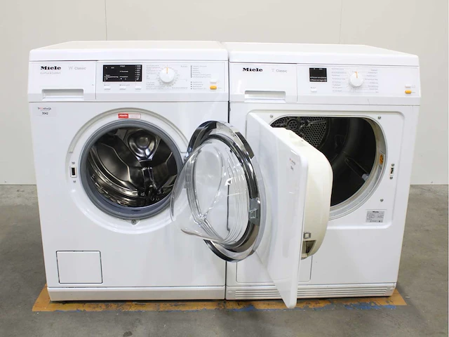 Miele w classic ecoplus & comfort wasmachines & miele t classic wasdrogers - afbeelding 2 van  8