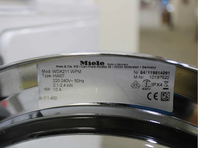 Miele w classic ecoplus & comfort wasmachines & miele t classic wasdrogers - afbeelding 5 van  8