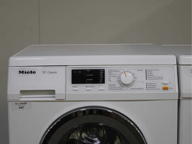 Miele w classic wasmachine & miele t 8403 c softcare system wasdroger - afbeelding 3 van  8