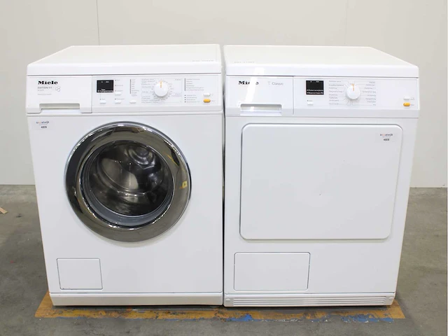 Miele w classic wasmachine & miele t 8813 c edition 111 wasdroger - afbeelding 1 van  8