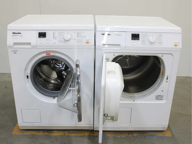 Miele w classic wasmachine & miele t 8813 c edition 111 wasdroger - afbeelding 2 van  8