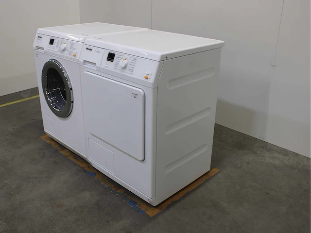 Miele w classic wasmachine & miele t 8813 c edition 111 wasdroger - afbeelding 7 van  8