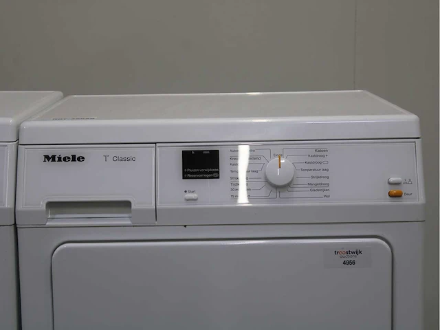 Miele w classic wasmachine & miele t classic wasdroger - afbeelding 6 van  8