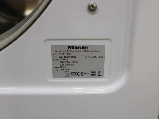Miele w classic wasmachine & miele t classic wasdroger - afbeelding 8 van  8