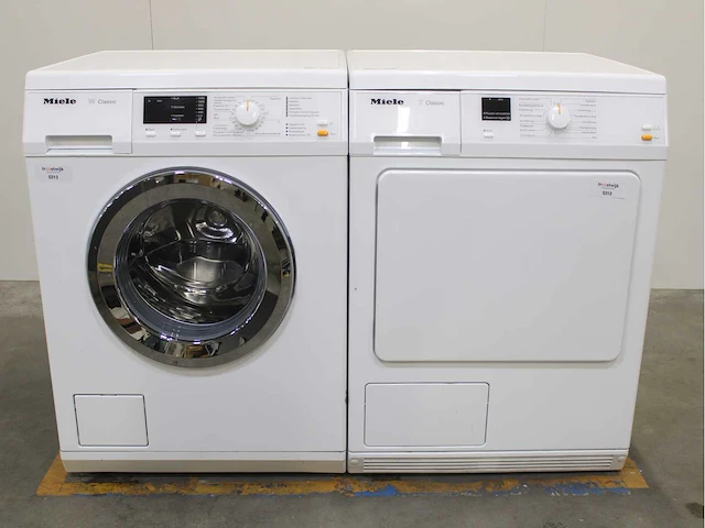 Miele w classic wasmachine & miele t classic wasdroger - afbeelding 1 van  8