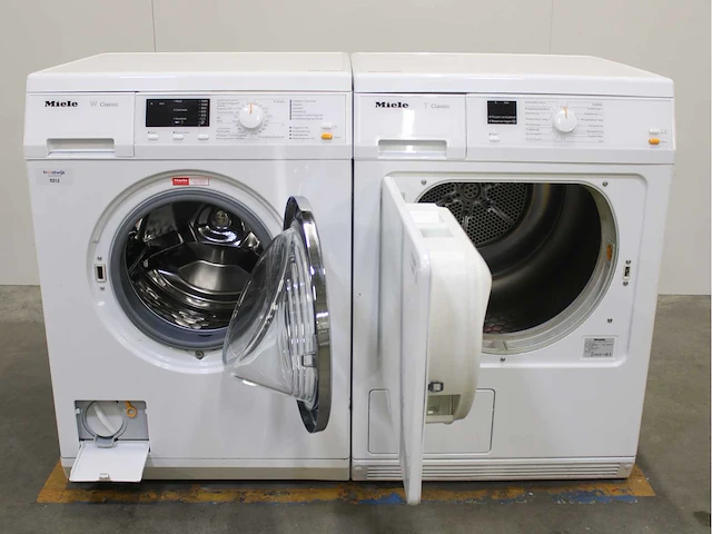Miele w classic wasmachine & miele t classic wasdroger - afbeelding 2 van  8