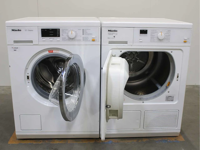 Miele w classic wasmachines & miele t 8164 wp softcare system ecocomfort wasdrogers - afbeelding 2 van  7
