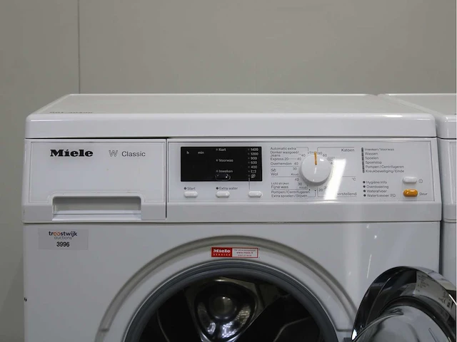 Miele w classic wasmachines & miele t classic wasdrogers - afbeelding 3 van  8