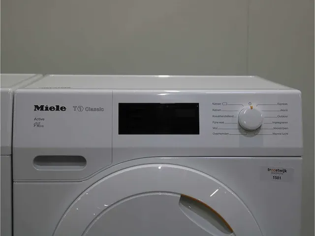 Miele w1 classic eco wasmachine & miele t1 classic active eco droger - afbeelding 6 van  8