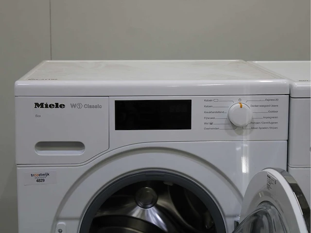 Miele w1 classic eco wasmachine & miele t1 classic active eco wasdroger - afbeelding 3 van  8