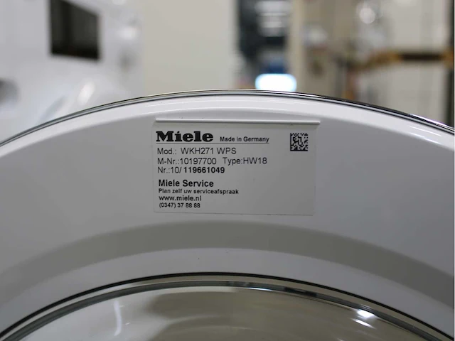 Miele w1 classic eco wasmachine & miele t1 classic active eco wasdroger - afbeelding 5 van  8