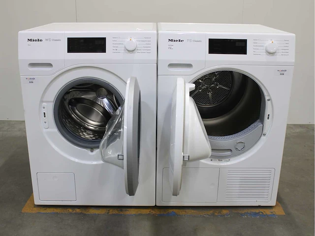 Miele w1 classic eco wasmachine & miele t1 classic active eco wasdroger - afbeelding 2 van  8