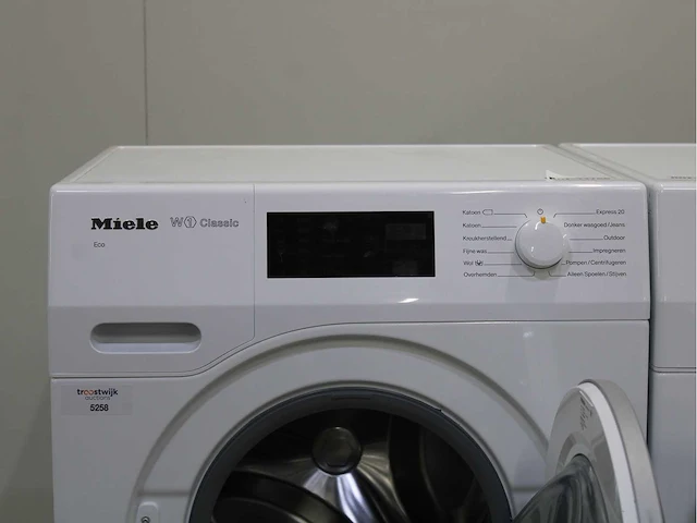 Miele w1 classic eco wasmachine & miele t1 classic active eco wasdroger - afbeelding 3 van  8