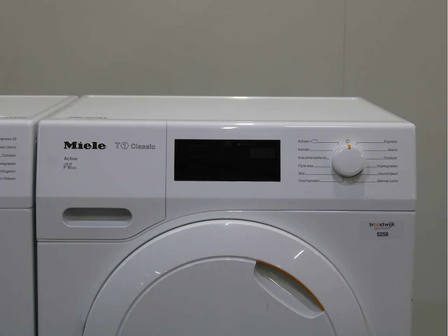 Miele w1 classic eco wasmachine & miele t1 classic active eco wasdroger - afbeelding 6 van  8