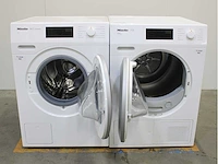 Miele w1 classic eco wasmachine & miele t1 eco wasdroger - afbeelding 1 van  7