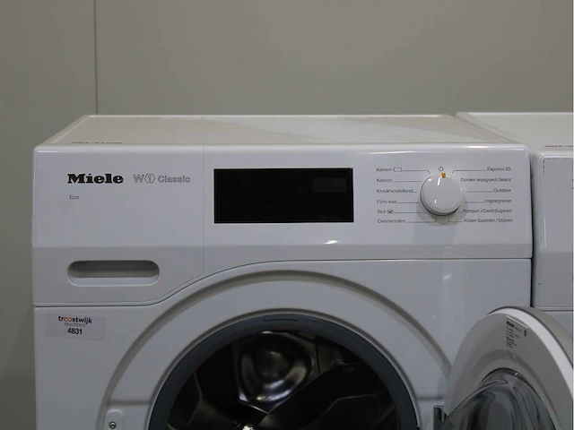 Miele w1 classic eco wasmachine & miele t1 eco wasdroger - afbeelding 2 van  7