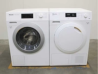 Miele w1 classic eco wasmachine & miele t1 eco wasdroger - afbeelding 1 van  8