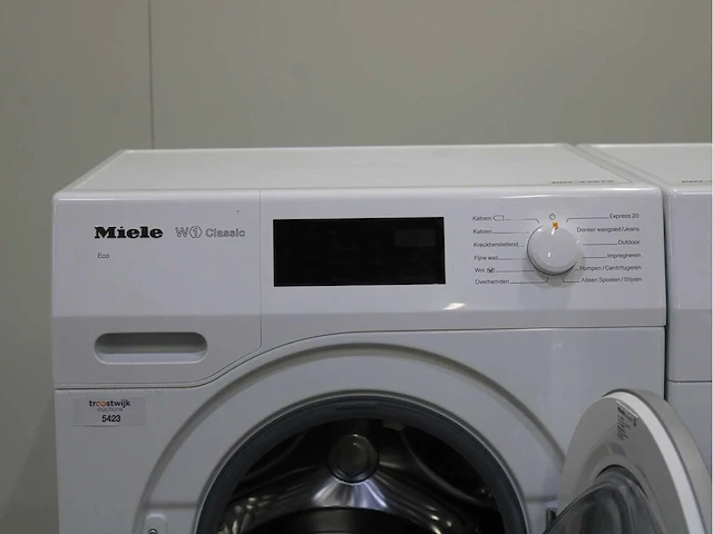 Miele w1 classic eco wasmachine & miele t1 eco wasdroger - afbeelding 3 van  8