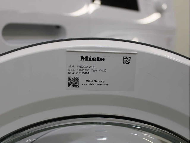 Miele w1 excellence wasmachine & miele t1 excellence ecospeed wasdroger - afbeelding 5 van  8