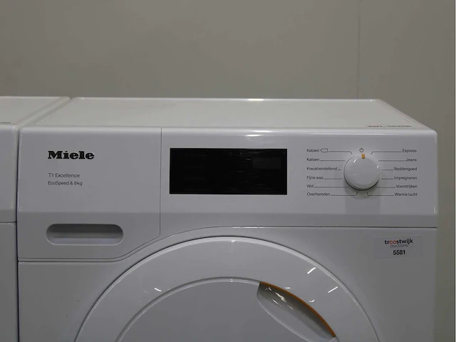Miele w1 excellence wasmachine & miele t1 excellence ecospeed wasdroger - afbeelding 6 van  8