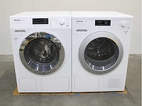 Miele w1 powerwash 2.0 & twindos wasmachine & miele t1 eco wasdroger - afbeelding 1 van  8