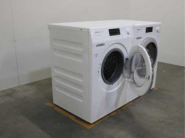 Miele w1 powerwash 2.0 & twindos wasmachine & miele t1 eco wasdroger - afbeelding 4 van  8