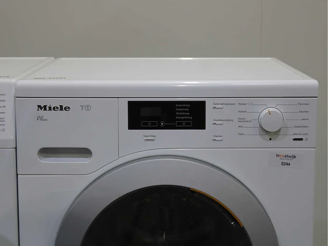 Miele w1 powerwash 2.0 & twindos wasmachine & miele t1 eco wasdroger - afbeelding 6 van  8