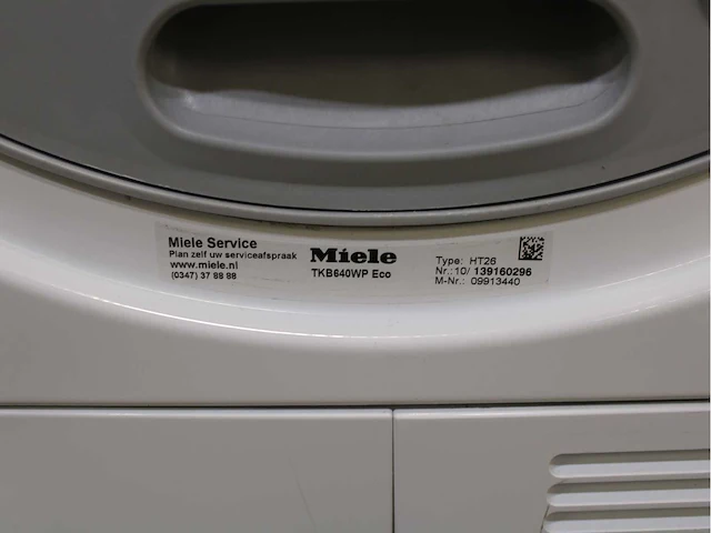 Miele w1 powerwash 2.0 & twindos wasmachine & miele t1 eco wasdroger - afbeelding 8 van  8