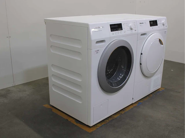 Miele w1 powerwash 2.0 & twindos wasmachine & miele t1 eco wasdroger - afbeelding 4 van  8