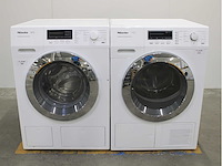 Miele w1 powerwash 2.0 & twindos wasmachine & miele t1 fragrancedos & steamfinish wasdroger - afbeelding 1 van  8