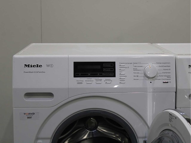 Miele w1 powerwash 2.0 & twindos wasmachine & miele t1 fragrancedos & steamfinish wasdroger - afbeelding 3 van  8