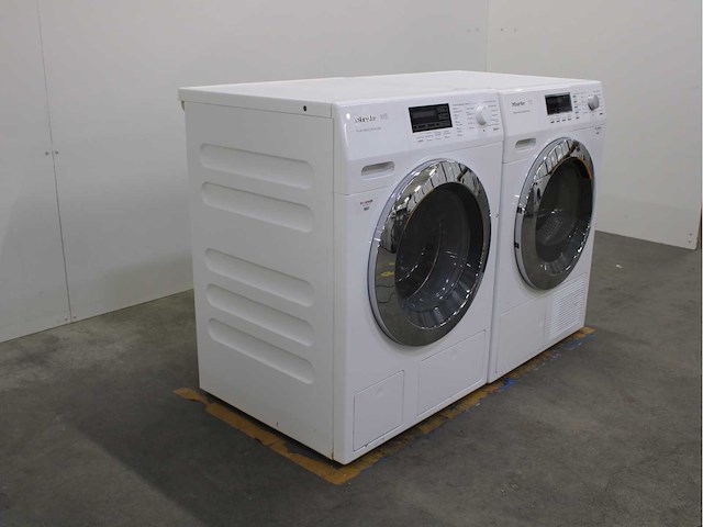 Miele w1 powerwash 2.0 & twindos wasmachine & miele t1 fragrancedos & steamfinish wasdroger - afbeelding 4 van  8