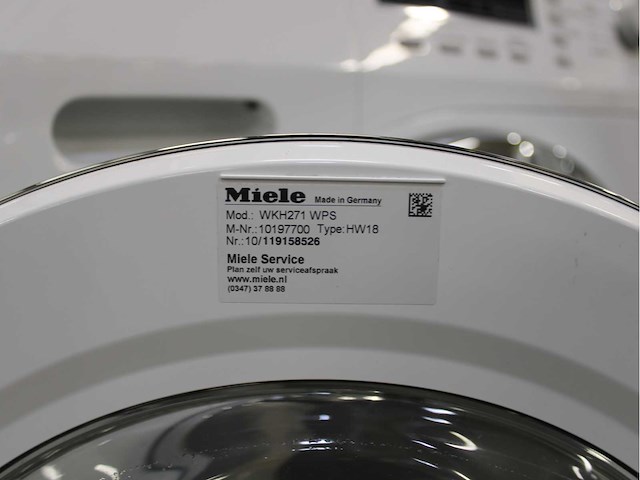 Miele w1 powerwash 2.0 & twindos wasmachine & miele t1 fragrancedos & steamfinish wasdroger - afbeelding 5 van  8