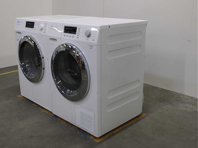 Miele w1 powerwash 2.0 & twindos wasmachine & miele t1 fragrancedos & steamfinish wasdroger - afbeelding 7 van  8