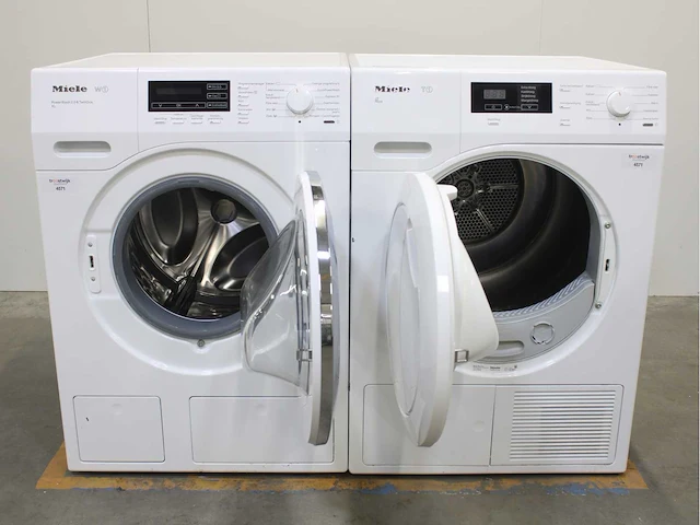 Miele w1 powerwash 2.0 & twindos xl wasmachines & miele t1 eco wasdrogers - afbeelding 2 van  8