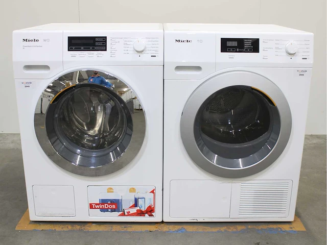 Miele w1 powerwash 2.0 & twindos xl wasmachines & miele t1 wasdrogers - afbeelding 1 van  8