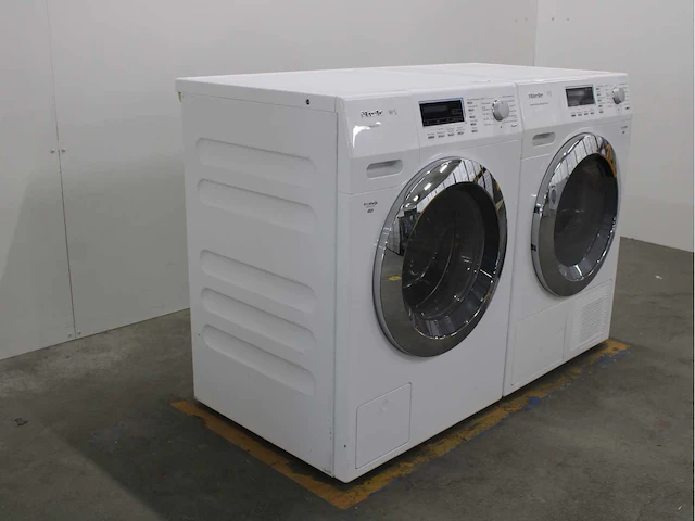Miele w1 powerwash 2.0 wasmachine & miele t1 fragrancedos & steamfinish wasdroger - afbeelding 3 van  7
