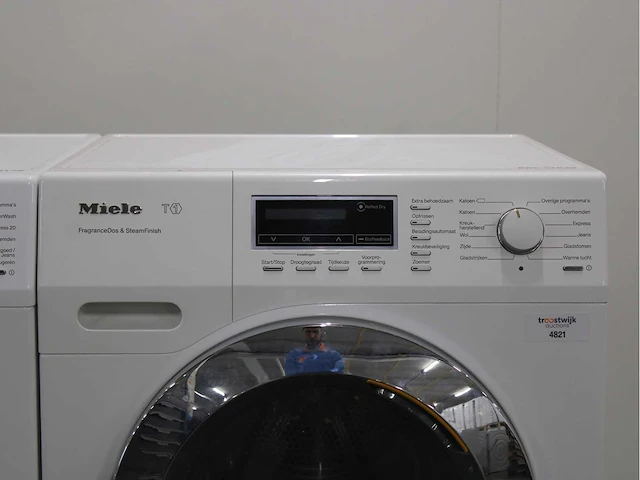 Miele w1 powerwash 2.0 wasmachine & miele t1 fragrancedos & steamfinish wasdroger - afbeelding 5 van  7