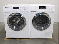 Miele w1 powerwash 2.0 wasmachine & miele t1 fragrancedos & steamfinish wasdroger - afbeelding 1 van  8