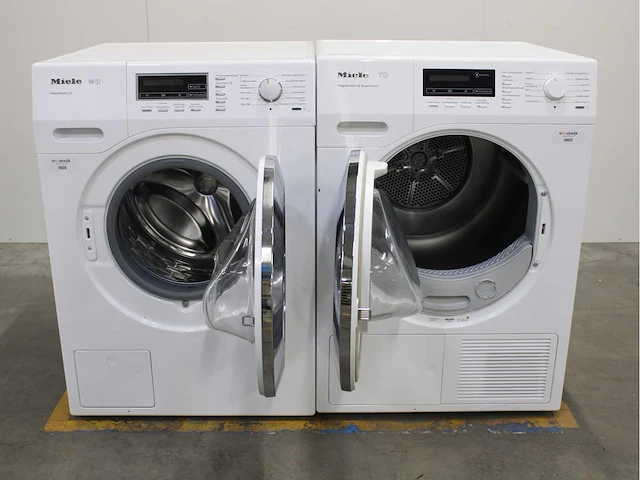 Miele w1 powerwash 2.0 wasmachine & miele t1 fragrancedos & steamfinish wasdroger - afbeelding 2 van  8