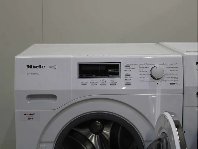 Miele w1 powerwash 2.0 wasmachine & miele t1 fragrancedos & steamfinish wasdroger - afbeelding 3 van  8
