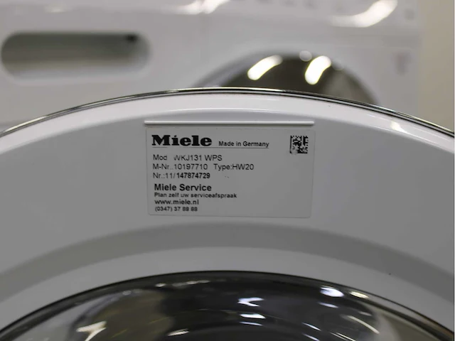 Miele w1 powerwash 2.0 wasmachine & miele t1 fragrancedos & steamfinish wasdroger - afbeelding 5 van  8