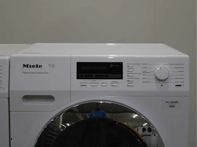 Miele w1 powerwash 2.0 wasmachine & miele t1 fragrancedos & steamfinish wasdroger - afbeelding 6 van  8