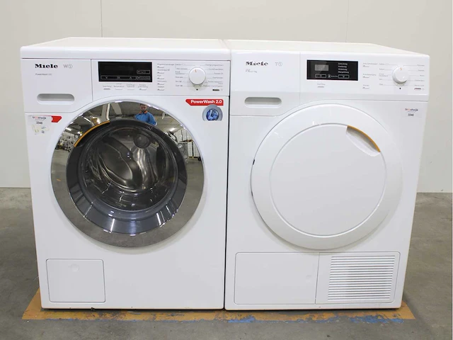 Miele w1 powerwash 2.0 wasmachines & miele t1 eco wasdrogers - afbeelding 1 van  8