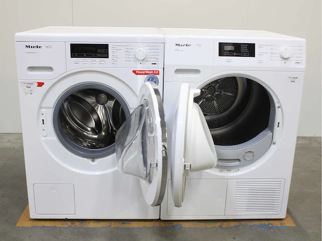 Miele w1 powerwash 2.0 wasmachines & miele t1 eco wasdrogers - afbeelding 2 van  8