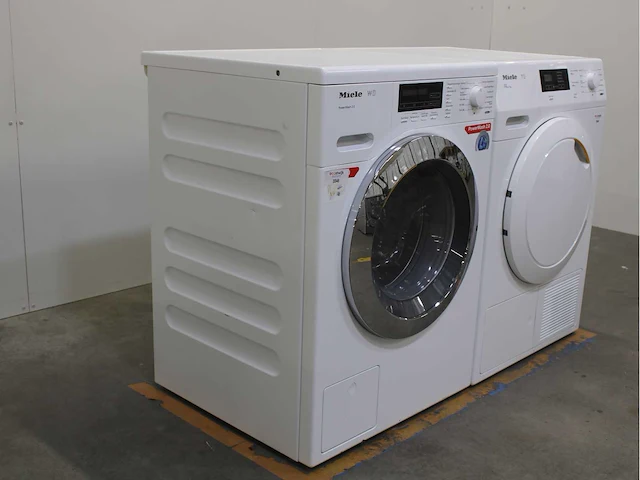 Miele w1 powerwash 2.0 wasmachines & miele t1 eco wasdrogers - afbeelding 4 van  8