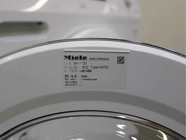 Miele w1 powerwash 2.0 wasmachines & miele t1 eco wasdrogers - afbeelding 5 van  8
