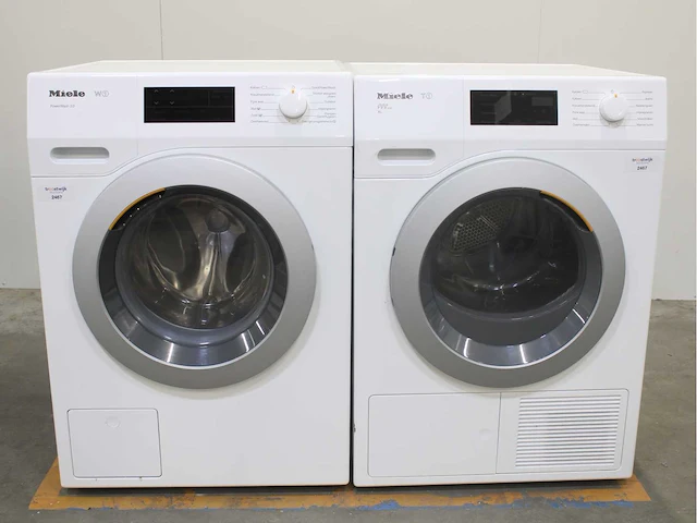 Miele w1 powerwash 2.0 wasmachines & miele t1 eco xl wasdrogers - afbeelding 1 van  8